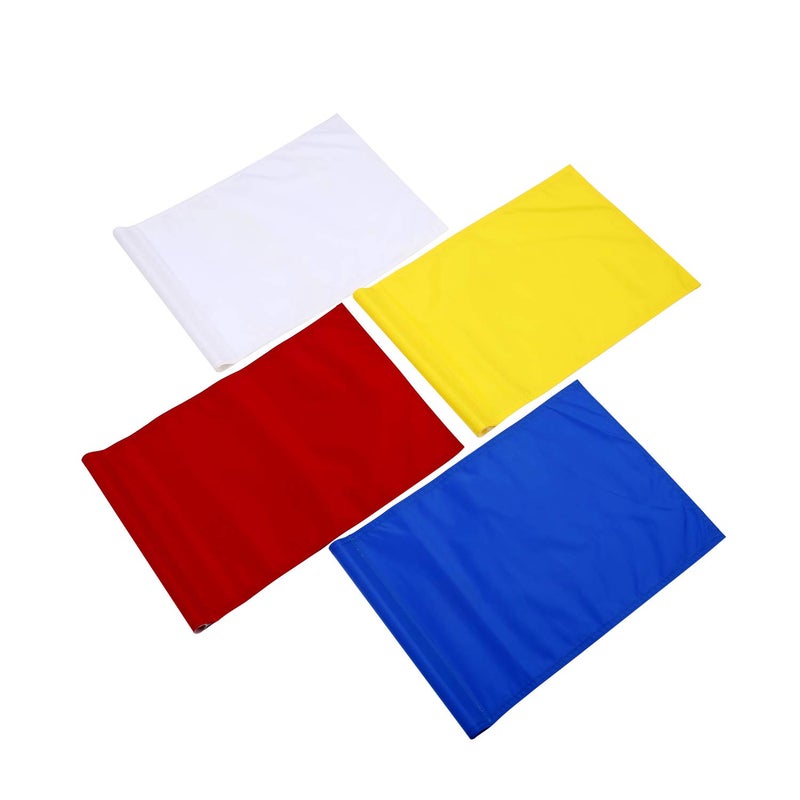 KONDAY Golf Flag,Nylon Training Putting Green Flags,Indoor Outdoor Backyard Garden Portable Golf Target Flags,19.7 * 13.4 inch (4 set) - Image 1